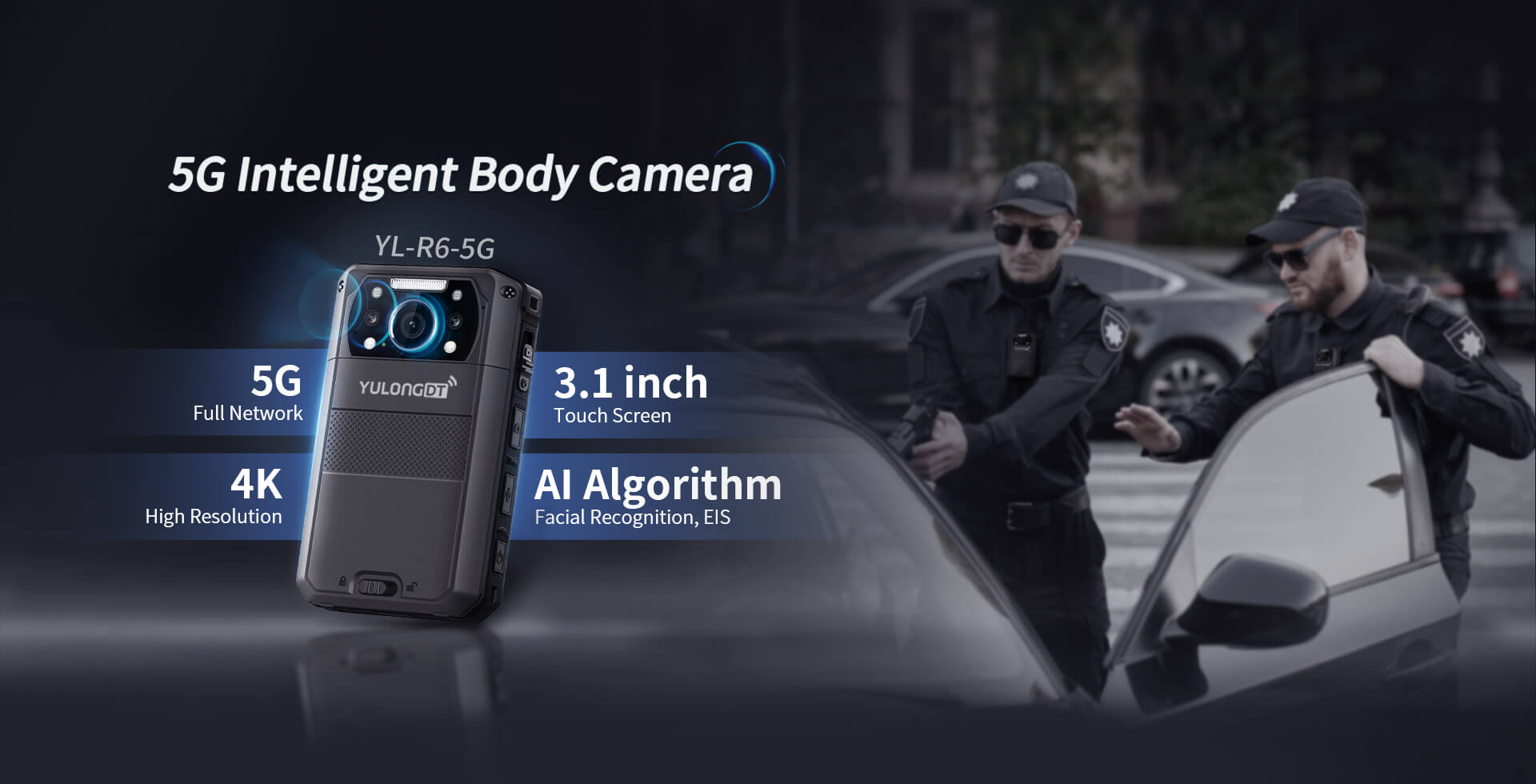 5G Intelligent Body Camera